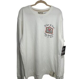 Roots of Fight Julio Cesar Chavez White Sweatshirt XXL El Cesar del Boxeo NEW